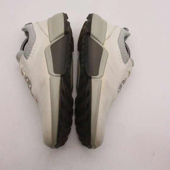 Ecco Biom H4 Golf Gore Tex Shoes Men's 8-8.5 Beig Grey Sneakers Shoes Spikeless - Picture 8 of 12